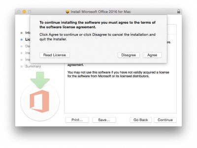 office 2016 for mac will not update